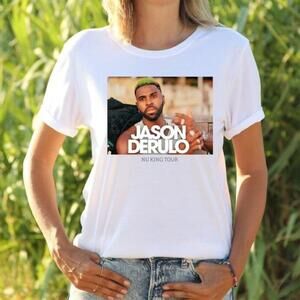 Jason Derulo Nu King Tour  Graphic T-Shirt Music Concert Fan Gift Tee